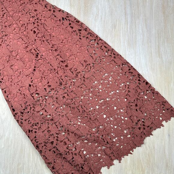 ASTR The Label Lace A-Line Spaghetti Strap Romantic Boho Chic Midi Dress Medium - Picture 12 of 16